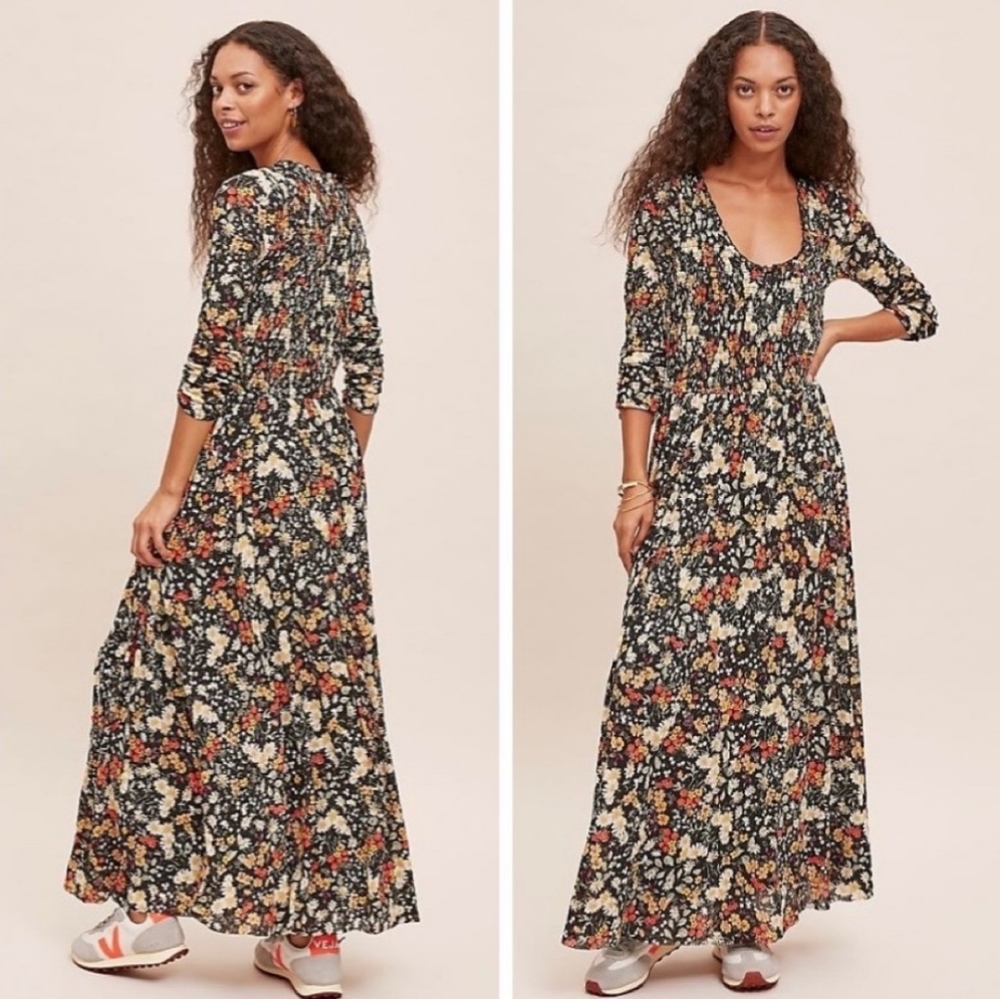 Anthropologie Maeve Omya Maxi Dress XS/S